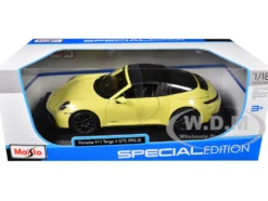 Porsche 911 Targa 4 GTS (992.2) Yellow with Black Top 
