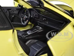 Porsche 911 Targa 4 GTS (992.2) Yellow with Black Top 