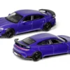 Porsche Taycan Turbo GT Purple 1/64 Diecast Model Car by Trends Hobby