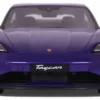 2023 Porsche Taycan Turbo GT Purple Sky Metallic 1/18 Model Car by GT Spirit