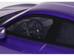 2023 Porsche Taycan Turbo GT Purple Sky Metallic 1/18 Model Car by GT Spirit