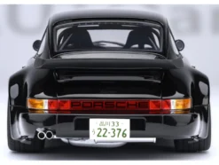 Porsche 911 (930) Turbo "Blackbird" Black "Wangan Midnight - Comic #1 Version" Manga 1/18 Model Car by Autoart