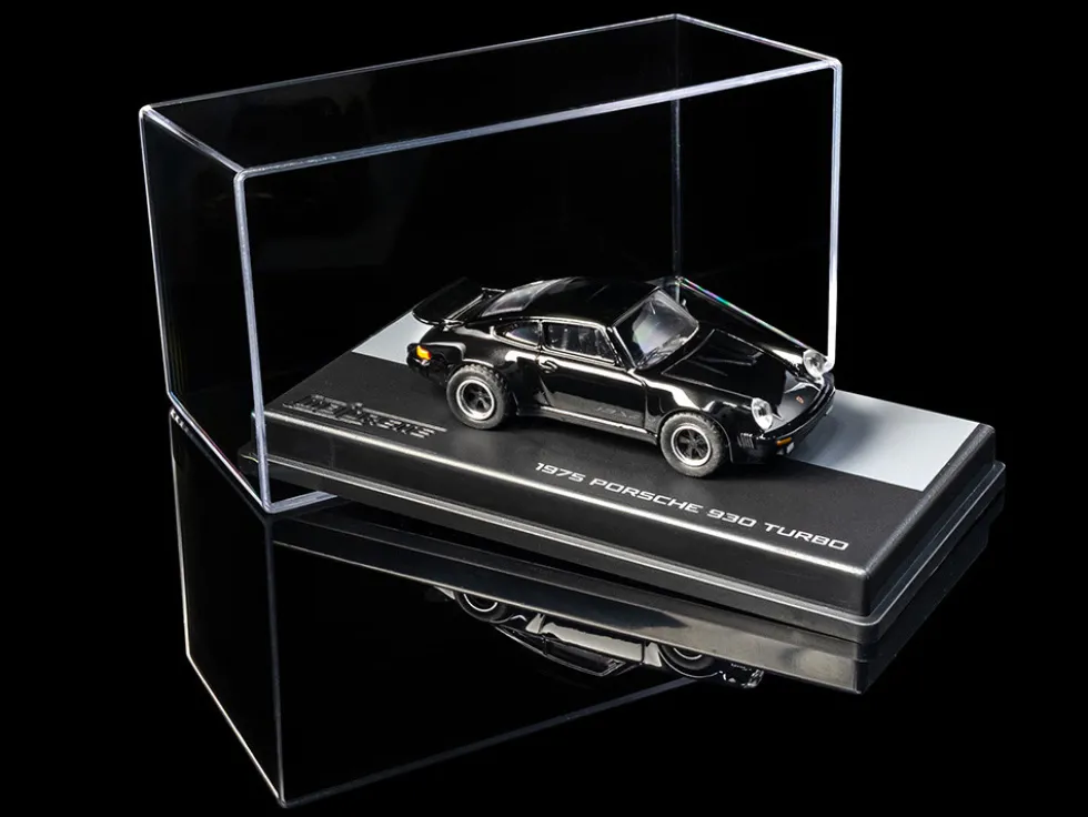 1975 Porsche 930 Turbo Black "Collection" Series 1/64 Diecast Model Car by Majorette