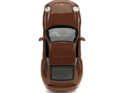 Porsche 911 Turbo Brown and Brown M&M Diecast Figure M&M s Hollywood Rides Series 1/24 Diecast Model Car Jada 34624