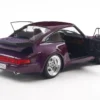 1990 Porsche 911 (964) Turbo Violet Blue Metallic 1/18 Diecast Model Car by Solido
