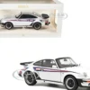 1980 Porsche 911 Turbo 3.3 White with Blue and Red Graphics 1/18 Diecast Model Car by Norev