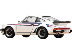 1980 Porsche 911 Turbo 3.3 White with Blue and Red Graphics 1/18 Diecast Model Car by Norev