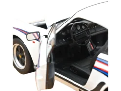 1980 Porsche 911 Turbo 3.3 White with Blue and Red Graphics 1/18 Diecast Model Car by Norev
