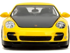 Porsche 911 Turbo (997) Yellow with Carbon Hood