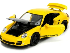 Porsche 911 Turbo (997) Yellow with Carbon Hood