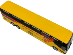 Prevost H3-45 Coach Bus "Tornado Bus Company" Yellow with Graphics Limited Edition 1/87 (HO) Diecast Model by Iconic Replicas