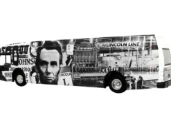 Proterra ZX5 Battery-Electric Transit Bus #9 Downtown Reno Lincoln Line Nevada The Bus & Motorcoach Collection 1/87 HO Diecast Model Iconic Replicas 87-0295