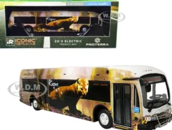 Proterra ZX5 Electric Transit Bus Roam Transit 1 Banff Gondola 1/87 (HO) Diecast Model Iconic Replicas 87-0429
