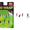Pro Wrap 6 piece Diecast Figure Set (6 Figures) Limited Edition for 1/64 Scale Models by American Diorama