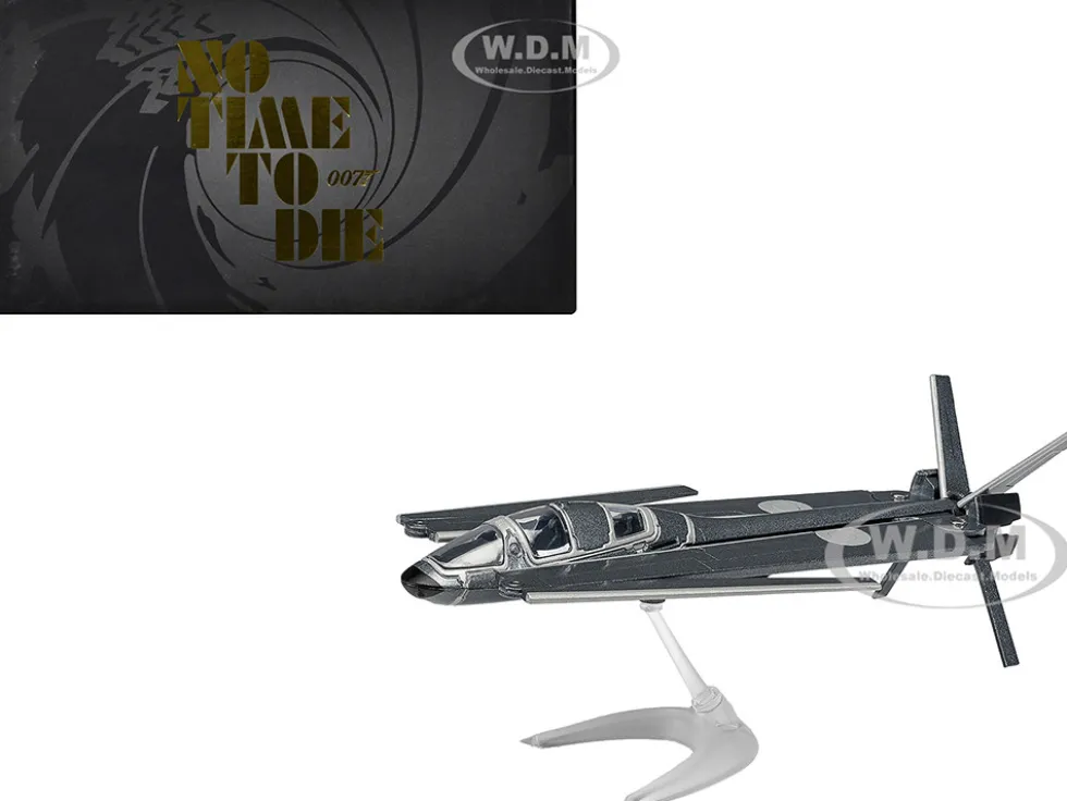 Q Glider Gray Metallic James Bond 007 "No Time To Die" (2021) Movie Diecast Model by Corgi