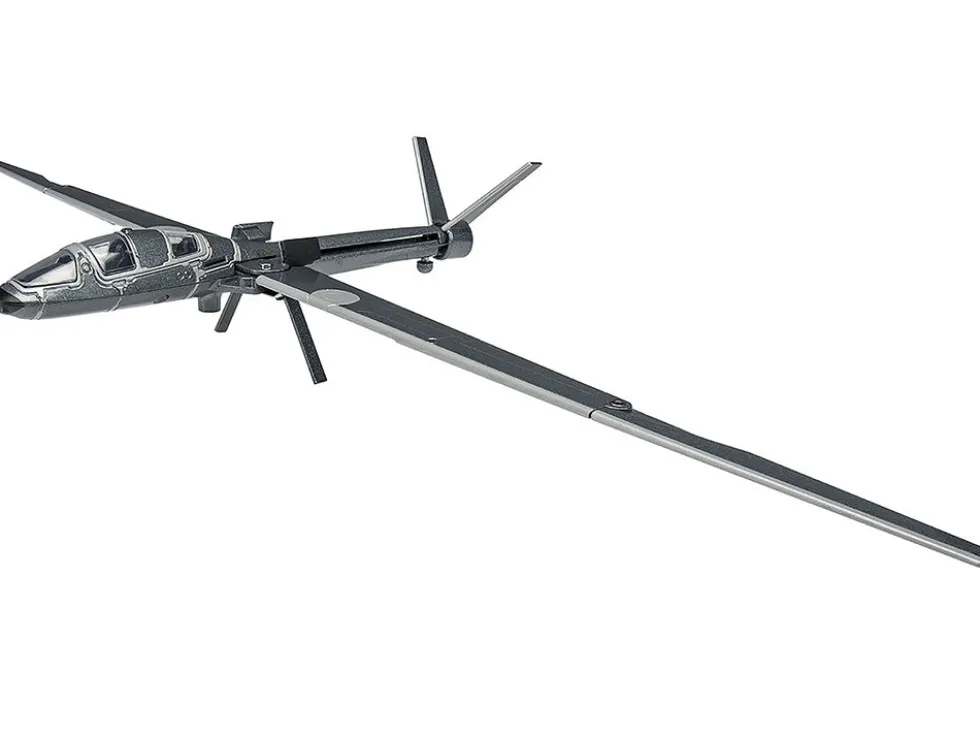 Q Glider Gray Metallic James Bond 007 "No Time To Die" (2021) Movie Diecast Model by Corgi