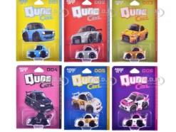 QubeCarz Series #1 Set of 6 pieces 1/64 Diecast Model Cars by Mini GT