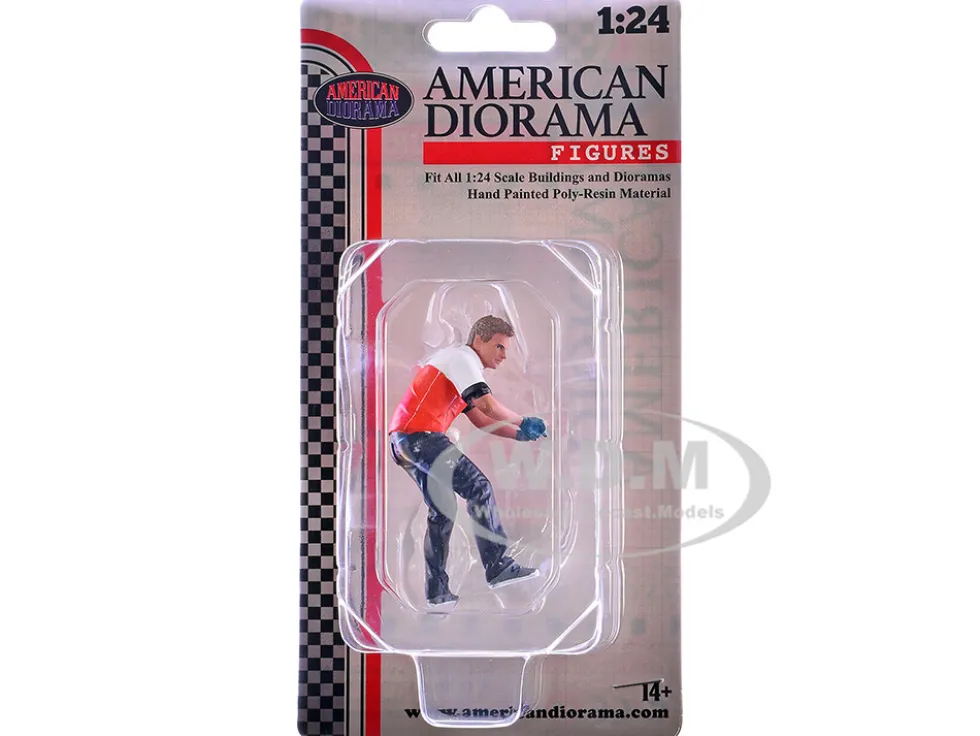 Race Crew Figure #6 for 1/24 Scale Models by American Diorama