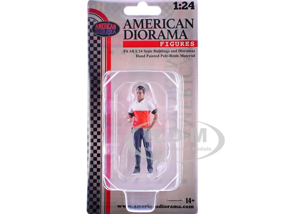 Race Crew Figure #4 for 1/24 Scale Models by American Diorama