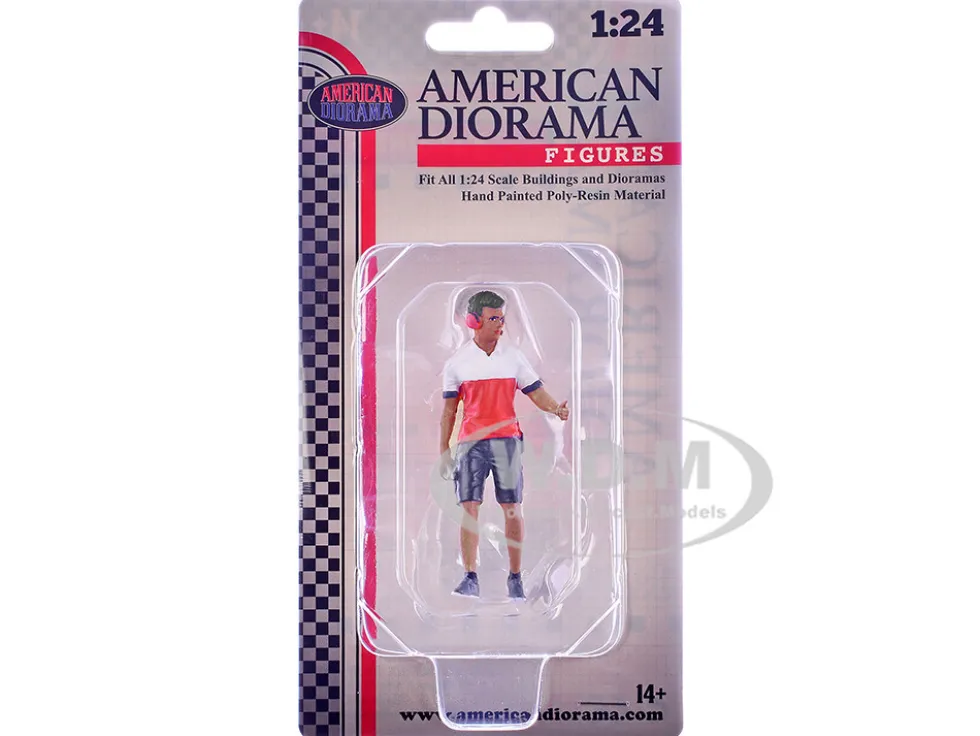Race Crew Figure #2 for 1/24 Scale Models by American Diorama