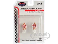 Race Day Two Diecast Figures Set 6 1/43 Scale Models American Diorama 38364
