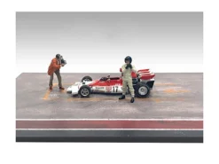 Race Day Two Diecast Figures Set 2 1/43 Scale Models American Diorama 38360