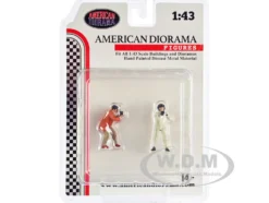 Race Day Two Diecast Figures Set 2 1/43 Scale Models American Diorama 38360