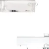 Race Horse Transport Trailer White 1/87 (HO) Plastic Model by Promotex