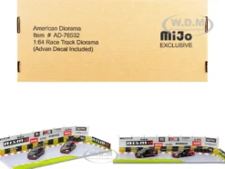 Race Track Advan Diorama with Decals 1/64 Scale Models American Diorama 76532