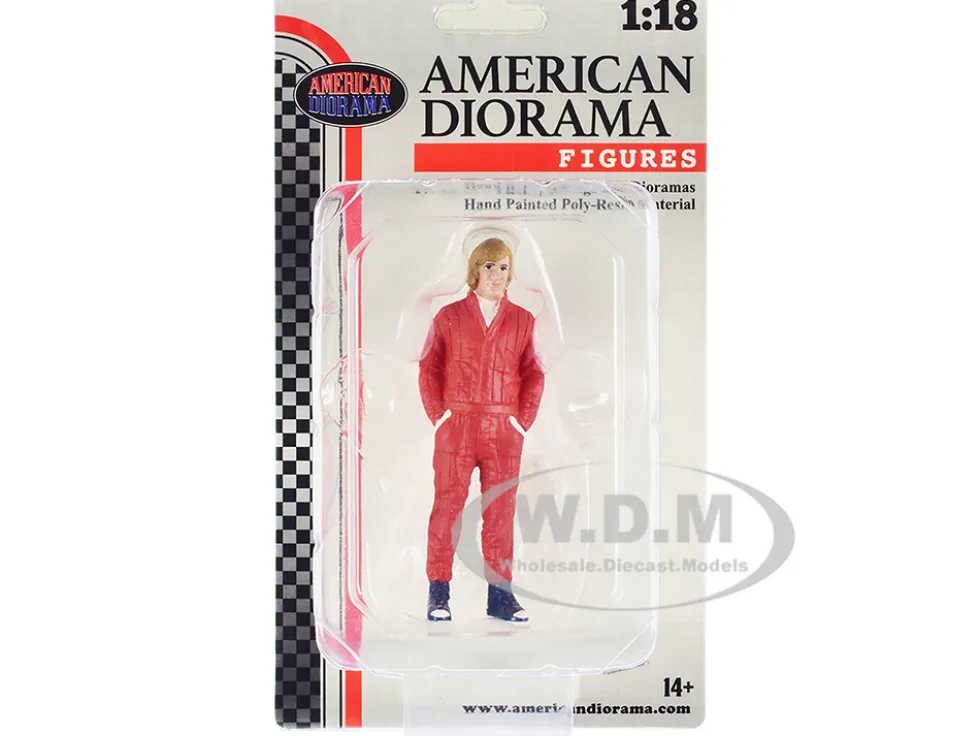 Racing Legends 70's Figure A 1/18 Scale Models American Diorama 76351