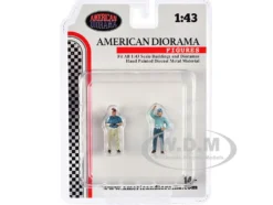 Racing Legends 50's Set 2 Diecast Figures 1/43 Scale Models American Diorama 76447
