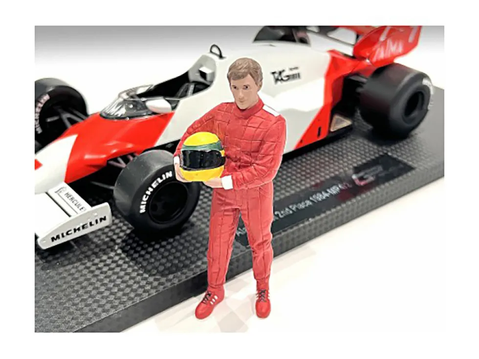 Racing Legends 80's Set of 2 Diecast Figures for 1/43 Scale Models American Diorama 76450