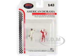 Racing Legends 2000's Set of 2 Diecast Figures for 1/43 Scale Models American Diorama 76452