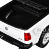 2019 RAM 1500 Laramie Crew Cab Pickup Truck White with Flashing Light Bar and Front and Rear Lights and Sounds 1/27 Diecast Model Car by Motormax
