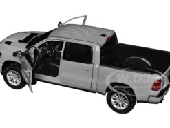 2019 RAM 1500 Laramie Crew Cab Pickup Truck Gray Timeless Legends Series 1/27 Diecast Model Car Motormax 79357GRY