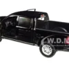2019 RAM 1500 Laramie Crew Cab Pickup Truck Black 1/24 Diecast Model Car Motormax 79357