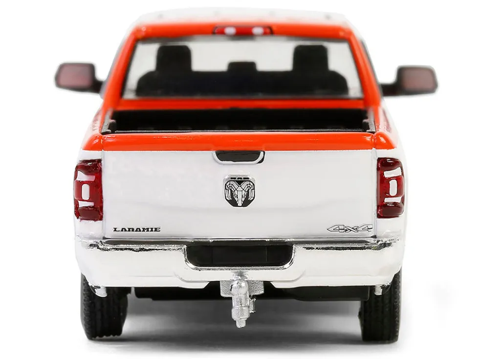 2023 Ram 2500 Pickup Truck "Texaco" Orange and White "Texaco Special Edition" Series 1 1/64 Diecast Model Car by Greenlight