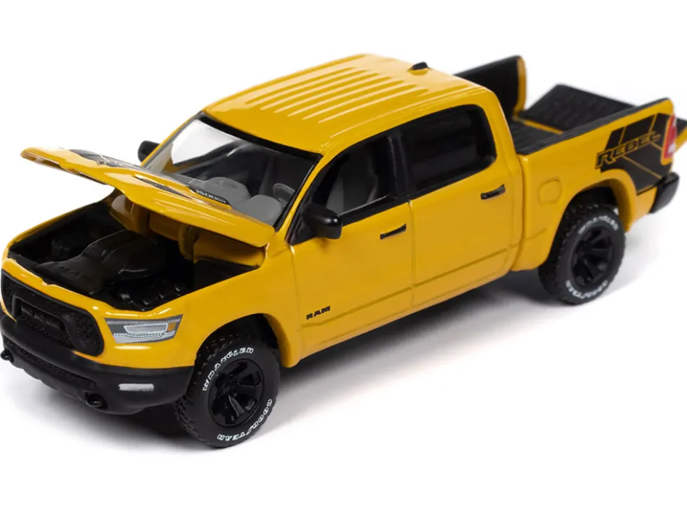 2023 Ram 1500 Rebel Havoc Edition Pickup Truck Baja Yellow "Muscle Trucks" Series 1/64 Diecast Model Car by Auto World