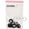 Rear Hypoid Wheelset Chrome 1/87 (HO) Plastic Model by Promotex