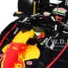 Red Bull Racing RB19 #1 Max Verstappen "Oracle" Winner Formula One F1 Championship "Drivers' Champion" (2023) with Display Case 1/24 Diecast Model Car by Bburago