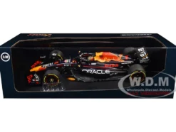 Red Bull Racing RB19 #1 Max Verstappen "Oracle" Winner F1 Formula One "Abu Dhabi GP" (2023) with Driver Limited Edition to 204 pieces Worldwide 1/18 Diecast Model Car by Minichamps