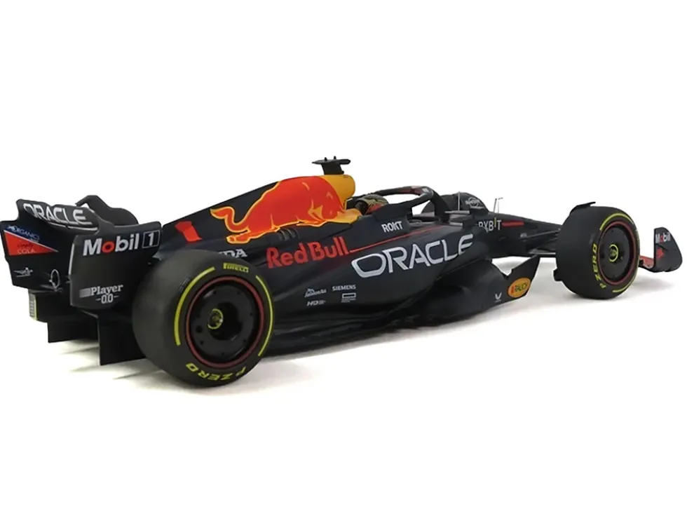 Red Bull Racing RB19 #1 Max Verstappen "Oracle" Winner F1 Formula One "Abu Dhabi GP" (2023) with Driver Limited Edition to 204 pieces Worldwide 1/18 Diecast Model Car by Minichamps