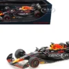 Red Bull Racing RB19 #1 Max Verstappen "Oracle" 2nd Place F1 Formula One Sprint Race "Qatar GP" (2023) with Driver Limited Edition to 480 pieces Worldwide 1/18 Diecast Model Car by Minichamps