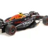 Red Bull Racing RB20 #11 Sergio Perez "Oracle" 2nd Place F1 Formula One "Bahrain GP" (2024) with Driver Limited Edition to 180 pieces Worldwide 1/18 Diecast Model Car by Minichamps