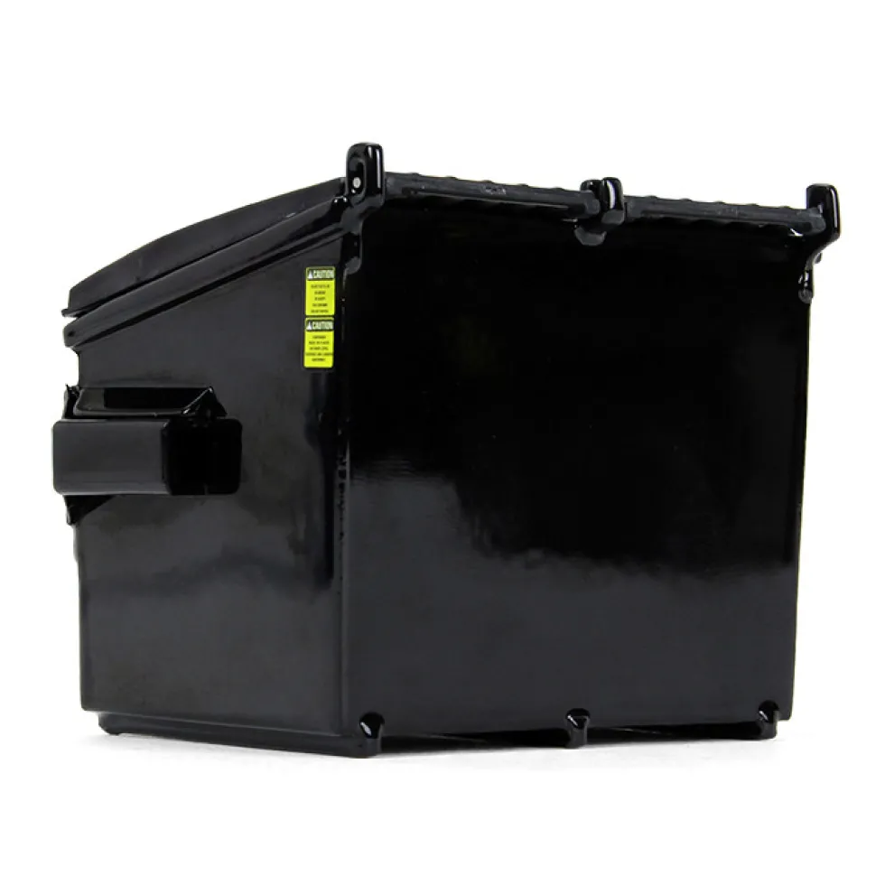 Refuse Trash Bin Black 1/34 Diecast Model First Gear 90-0533