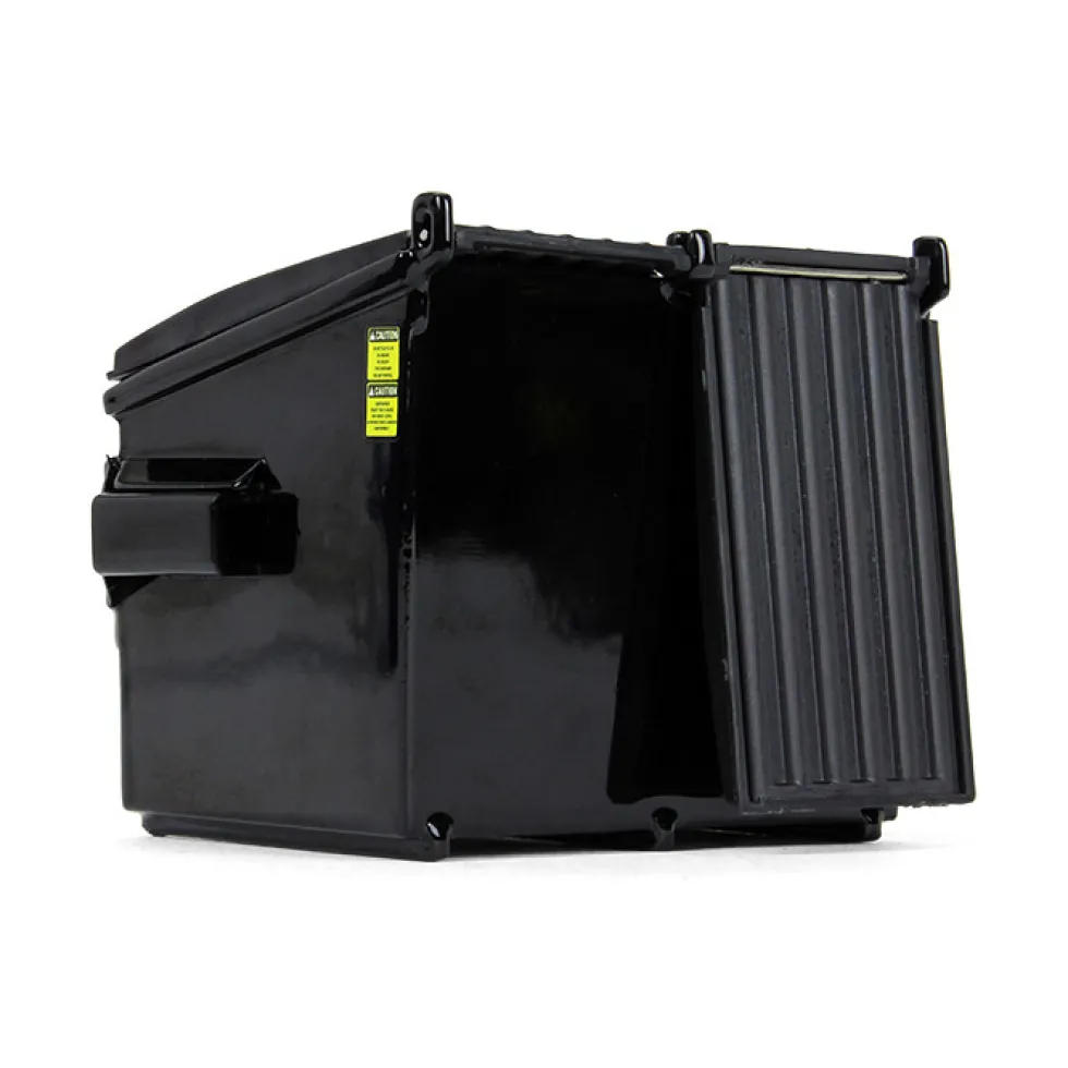 Refuse Trash Bin Black 1/34 Diecast Model First Gear 90-0533