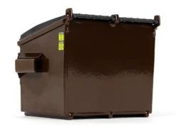 Refuse Trash Bin Brown 1/34 Diecast Model First Gear 90-0535