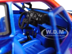 Renault 5 Turbo Metallic Blue Red Accents 1/24 Diecast Model Car Bburago 21088