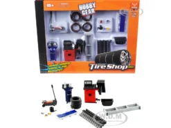 Repair Tire Shop Accessories Tool Set 1/24 Scale Models Phoenix Toys 18422