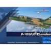 Republic F-105F Thunderchief Fighter-Bomber Aircraft "63-8299, Peach 91, 128th Tactical Fighter Squadron, Georgia ANG, Dobbins Air Reserve Base" United States Air Force "Air Power Series" 1/72 Diecast Model by Hobby Master